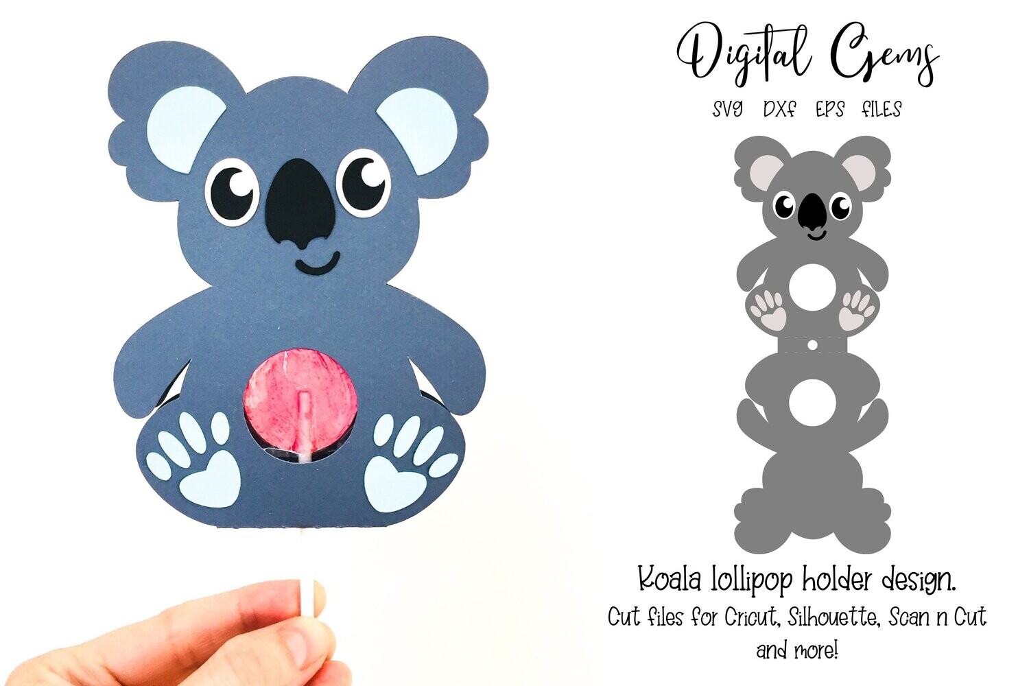 Koala lollipop / Sucker holder design