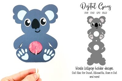 Koala lollipop / Sucker holder design