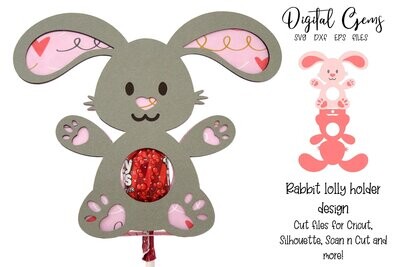 Rabbit lollipop / Sucker holder design