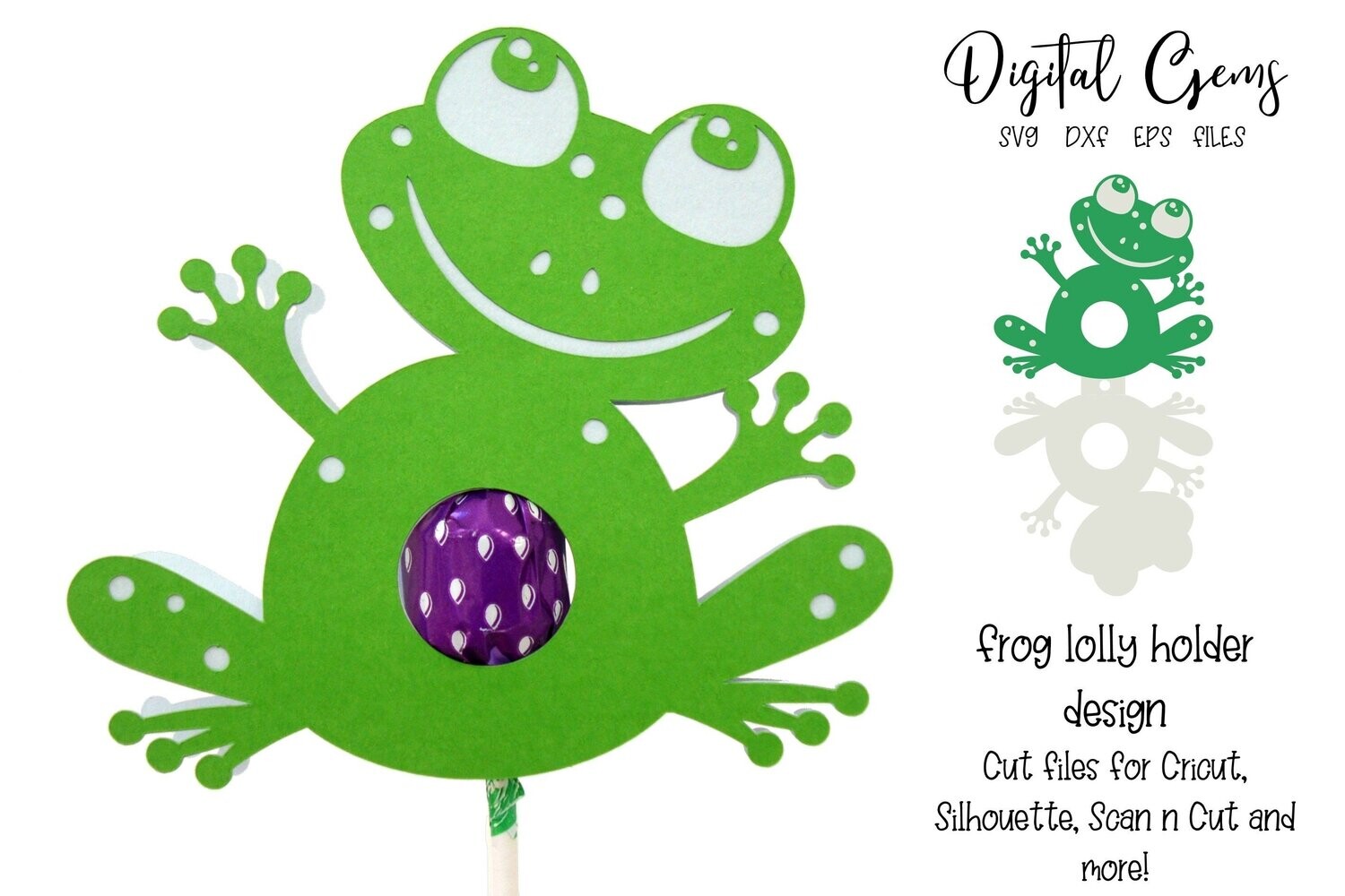 Frog lollipop / Sucker holder design