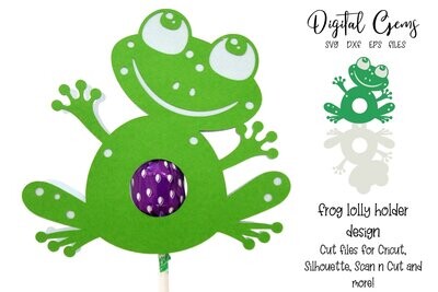 Frog lollipop / Sucker holder design