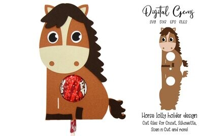 Horse lollipop / Sucker holder design