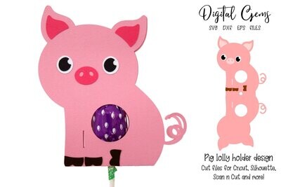 Pig lollipop / Sucker holder design