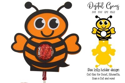 Bee lollipop / Sucker holder design