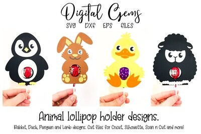 Animal lollipop / Sucker holder bundle