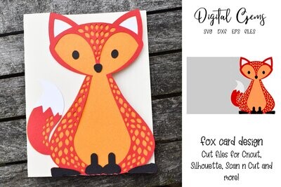 Fox card design