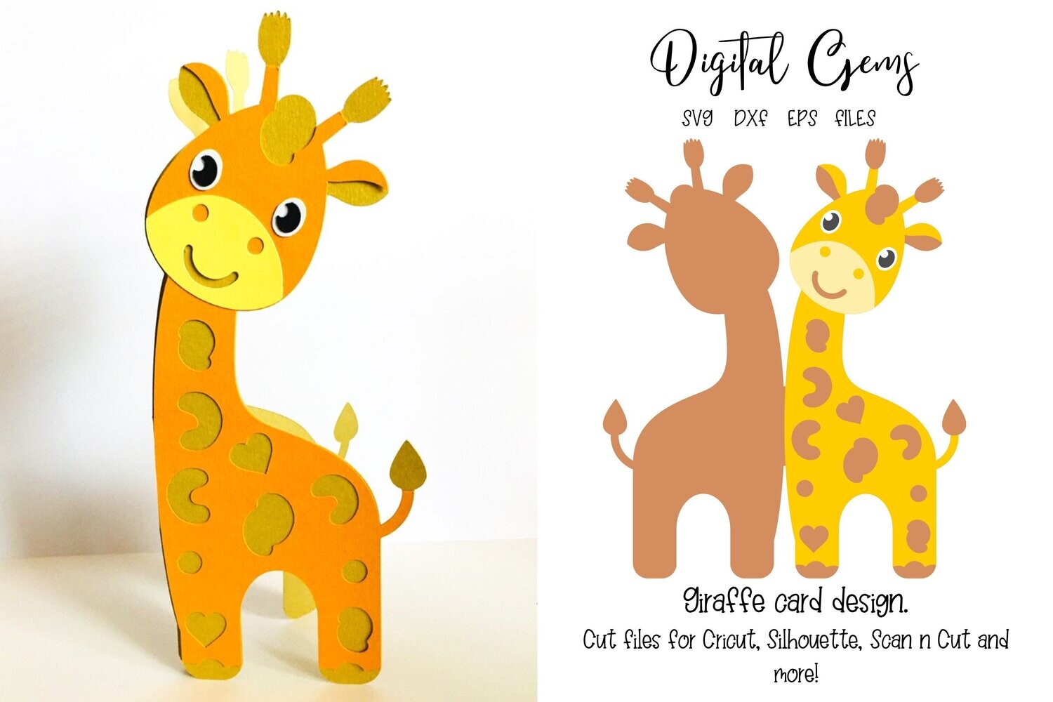 Giraffe card design