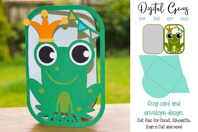 Frog card design