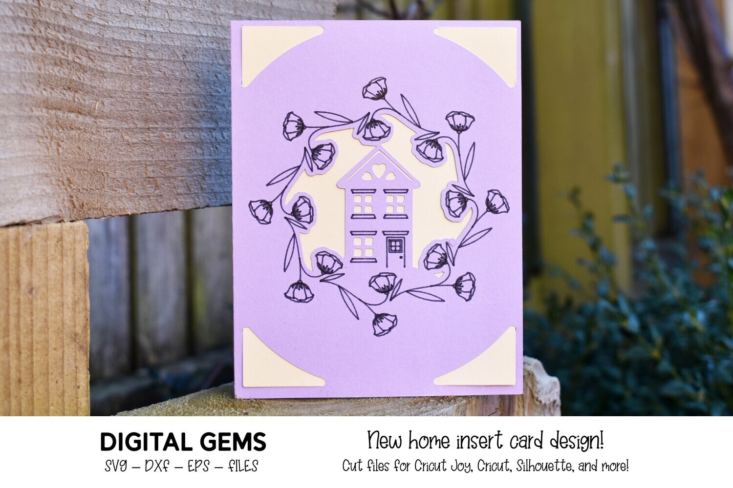 New home insert card design