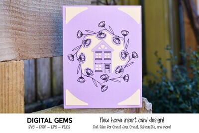 New home insert card design
