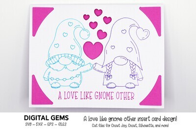 A love like gnome other card design