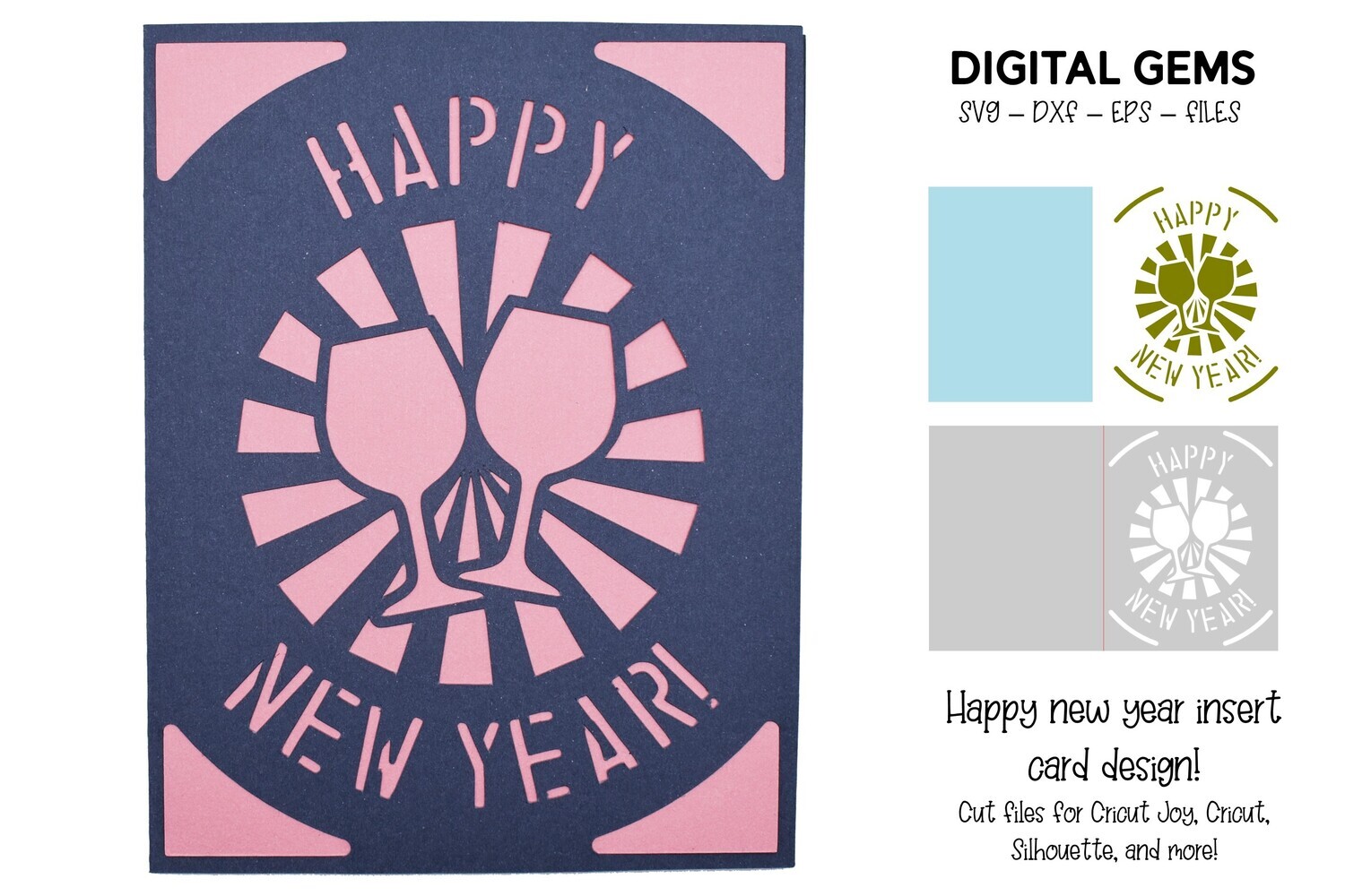 happy new year card design