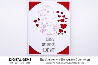 There&#39;s gnome one like you card design