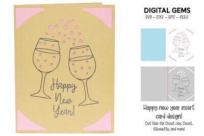 happy new year card design