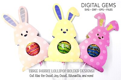 Rabbit lollipop / Sucker holders