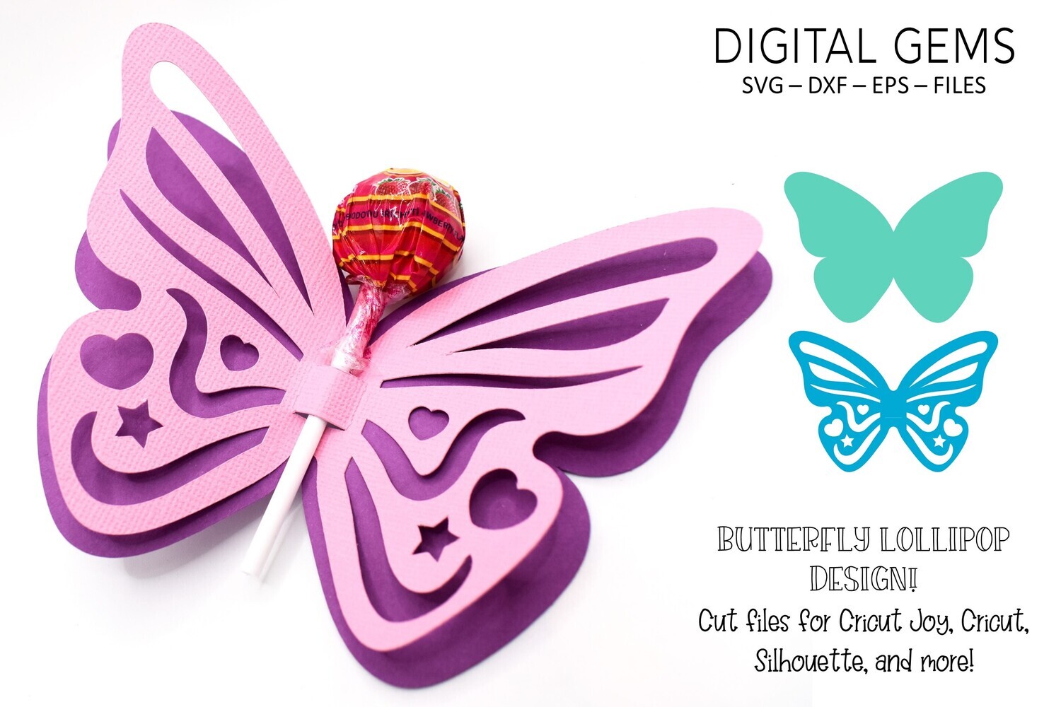 Butterfly lollipop / Sucker holder design
