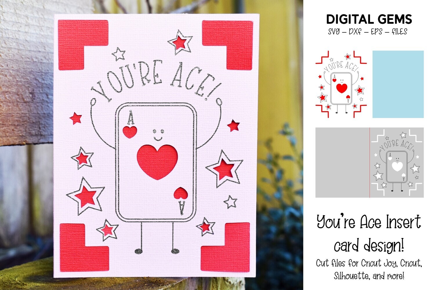You&#39;re Ace Greeting Card SVG