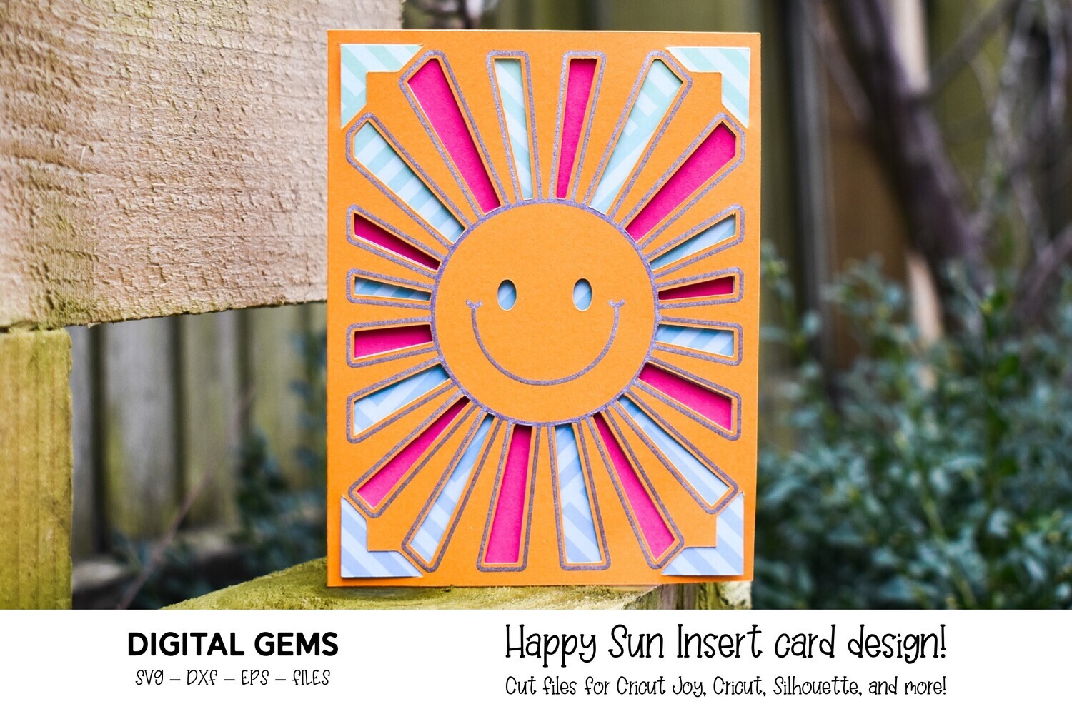A happy sun card design