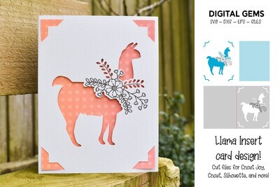 Llama card design