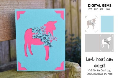 Lamb card design