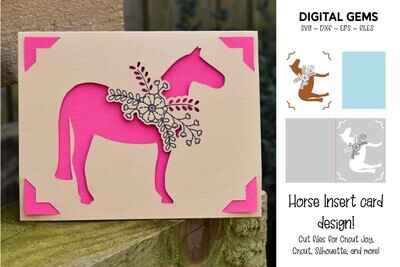 Horse card design