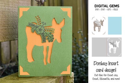 Donkey card design