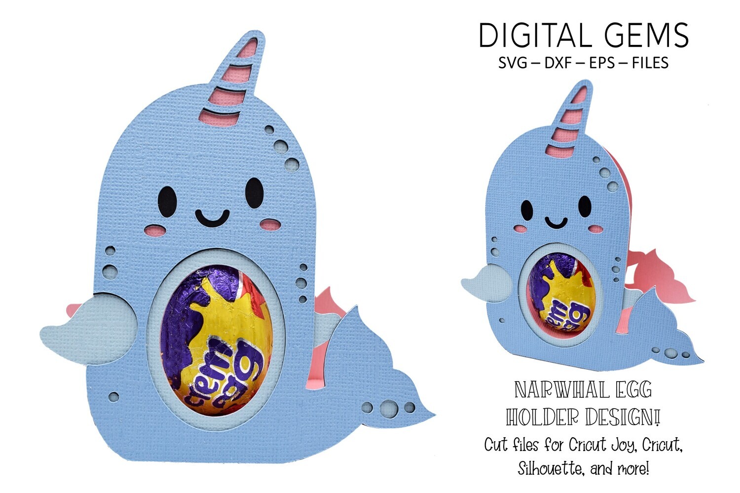 Narwhal egg holder design