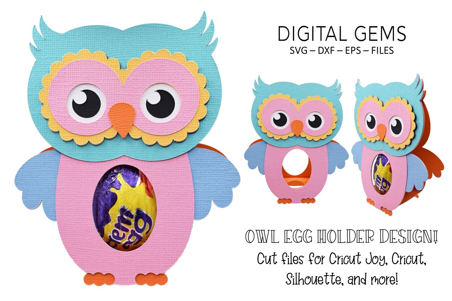 Owl egg holder design