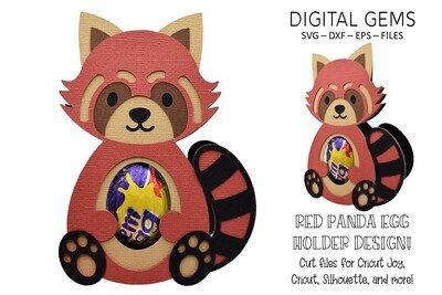 Red Panda egg holder design