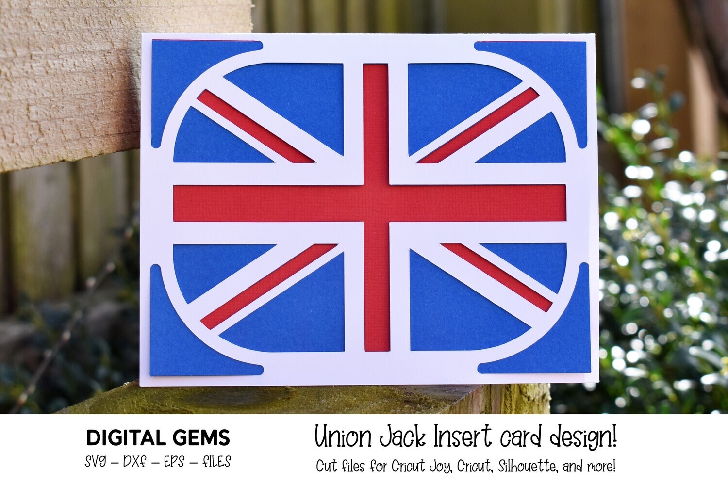 Union jack insert card design