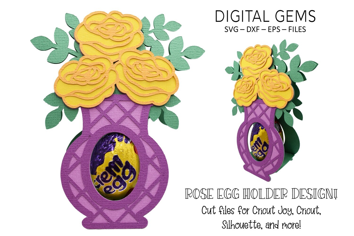 Rose egg holder design