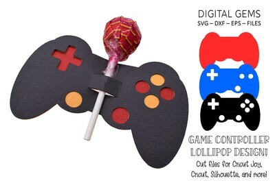 Game controller lollipop / Sucker holder design