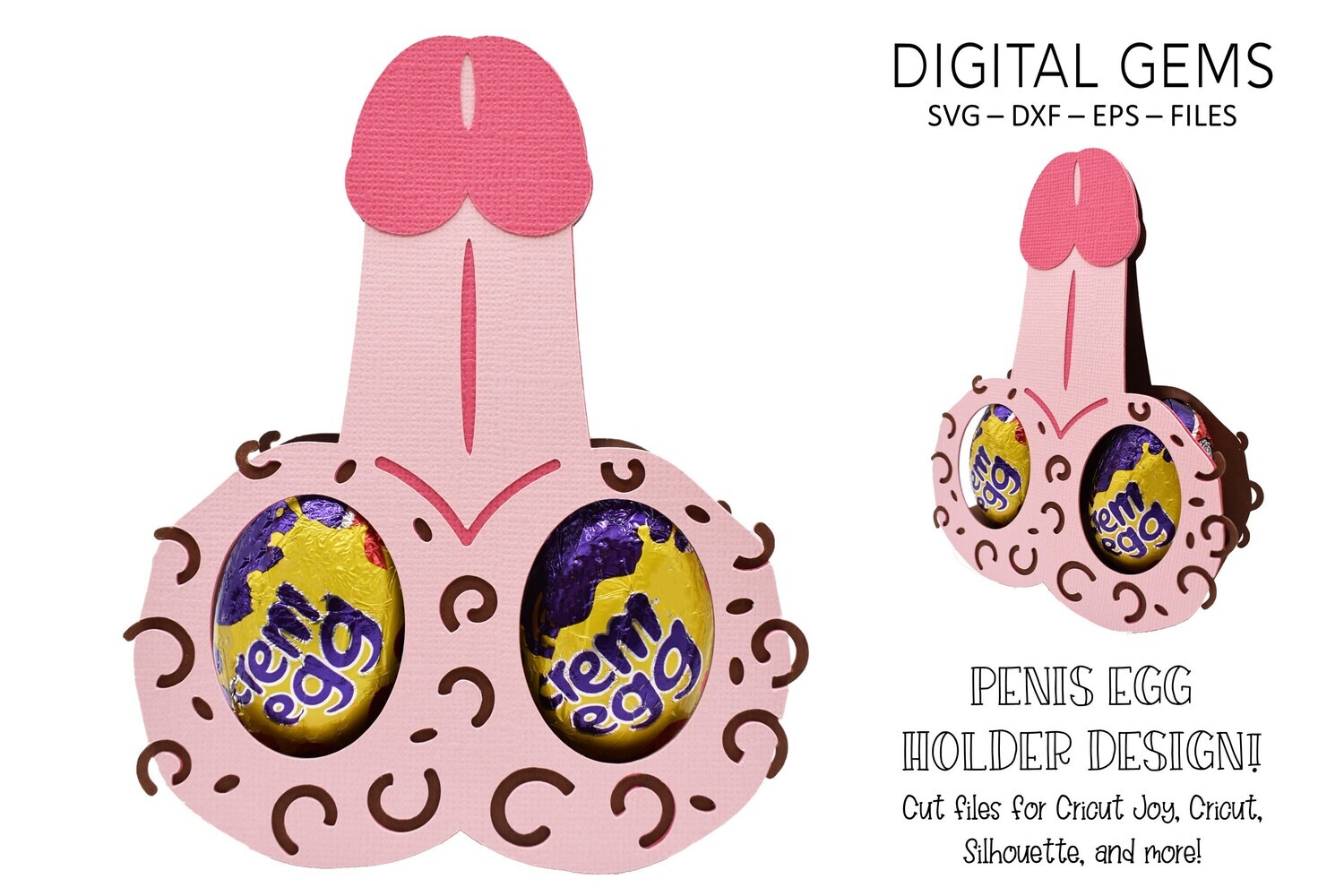 Penis egg holder design