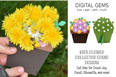 Flower collector stand design
