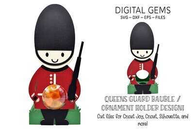 Queen&#39;s guard bauble / ornament holder design