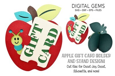 Apple gift card holder design