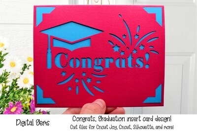 Congrats card design