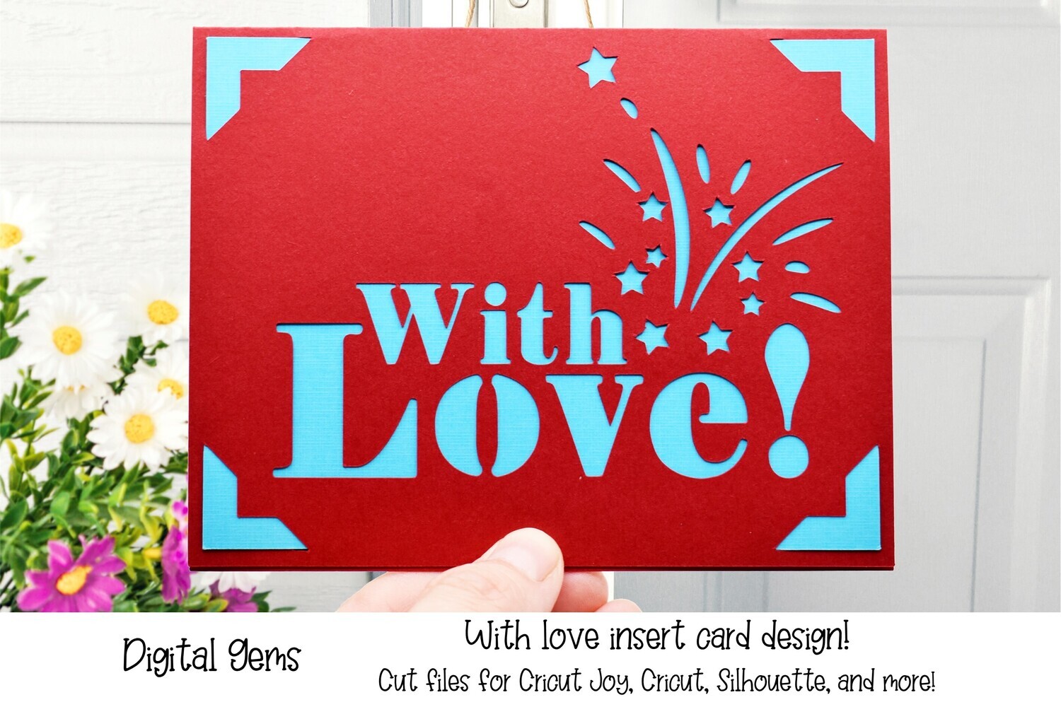 With Love card design
