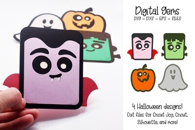 Halloween SVG files | 4 designs