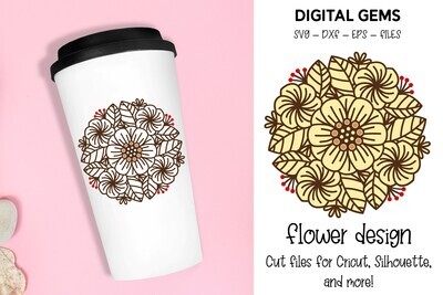 Flower SVG file
