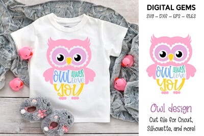 Owl always love you design