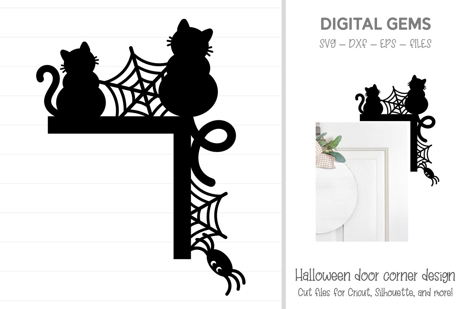 Cat door corner design