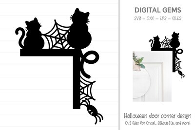 Cat door corner design