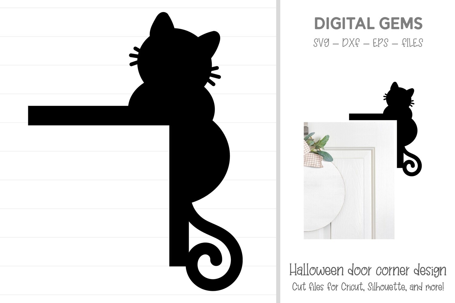 Cat door corner design
