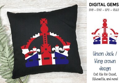 King, Union Jack crown design