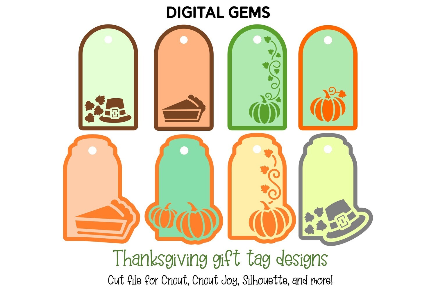 Thanksgiving gift tag designs