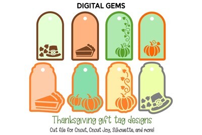 Thanksgiving gift tag designs