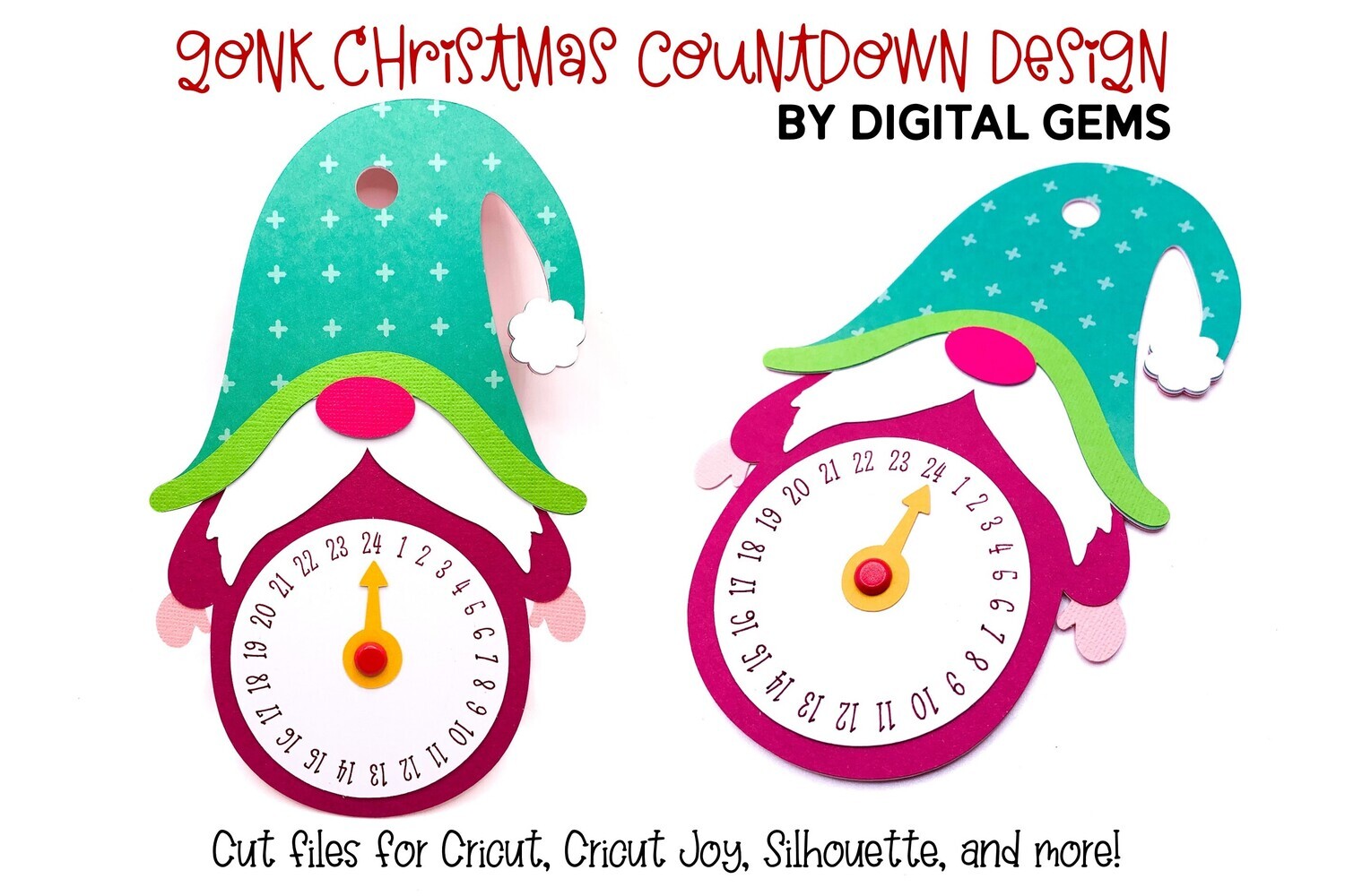 Gonk countdown to Christmas design