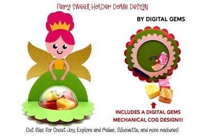 Fairy dome sweet holder design