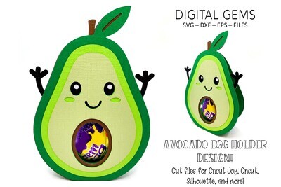 Avocado egg holder design